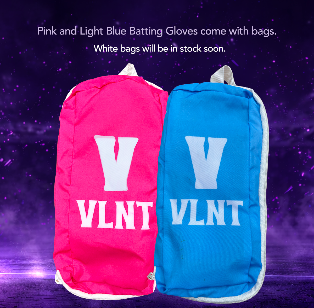 Light Blue | Wrist Cuff Batting Gloves
