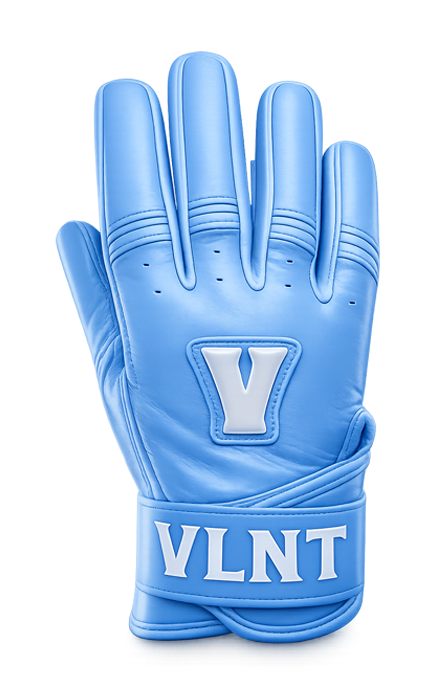 Light Blue | Strap Cuff Batting Gloves