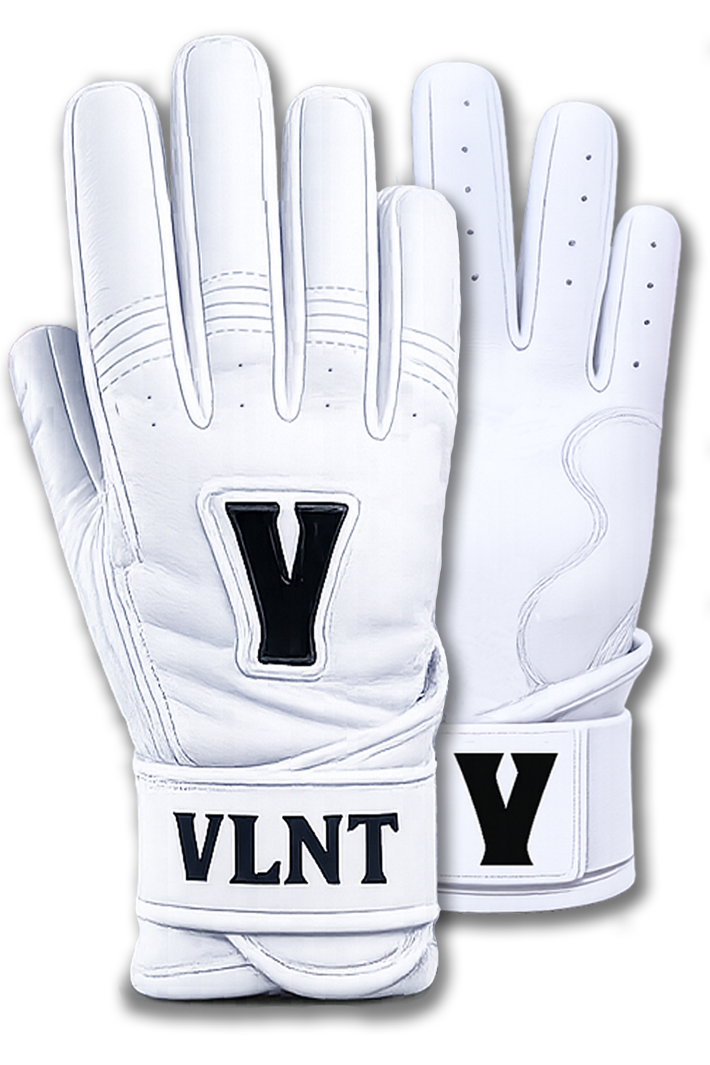 Blizzard White | Wrist Cuff Batting Gloves