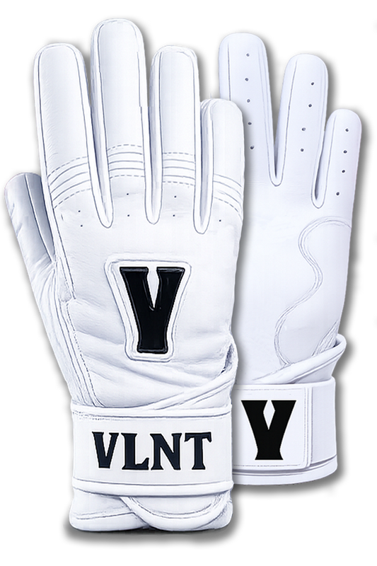 Blizzard White | Wrist Cuff Batting Gloves
